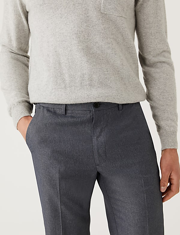 Regular Fit Crease Resist Trousers