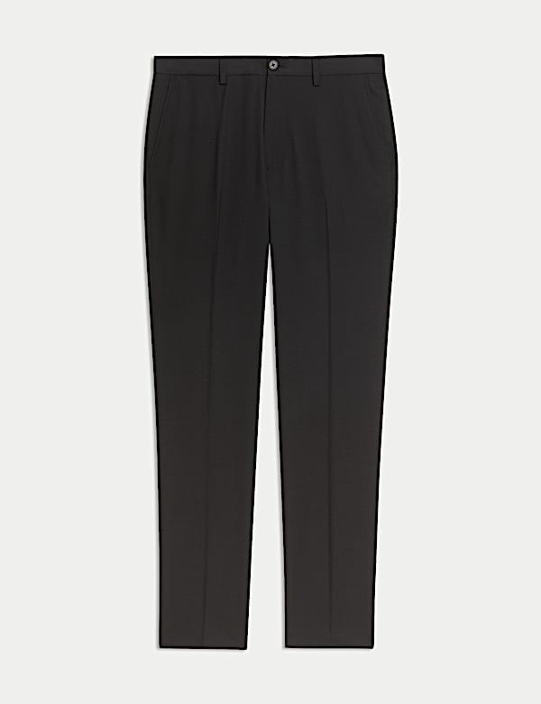 Slim Fit Wool Blend Trousers - AU