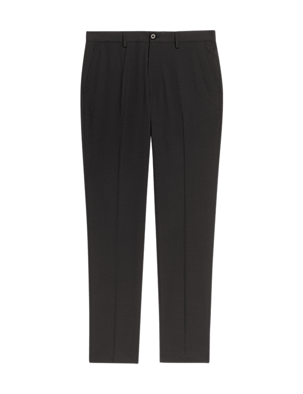 Slim Fit Wool Blend Trousers