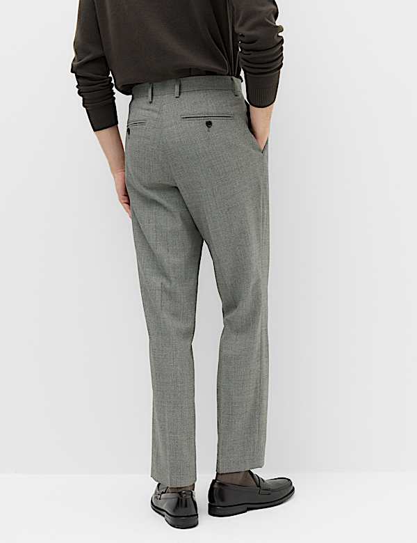 Celana Panjang Campuran Wol Regular Fit - ID