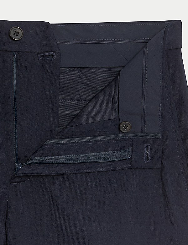 Regular Fit Wool Blend Trousers - JO