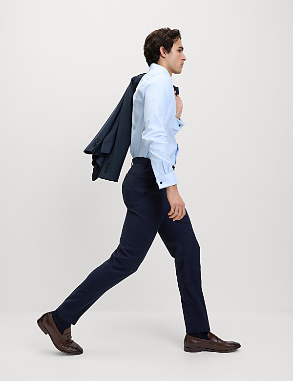 Regular Fit Wool Blend Trousers - JO