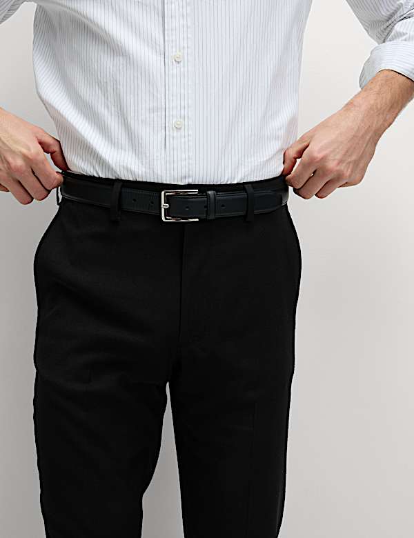 Regular Fit Wool Blend Trousers - NL