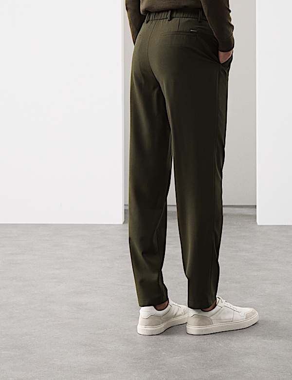 Wool Blend Performance Trousers