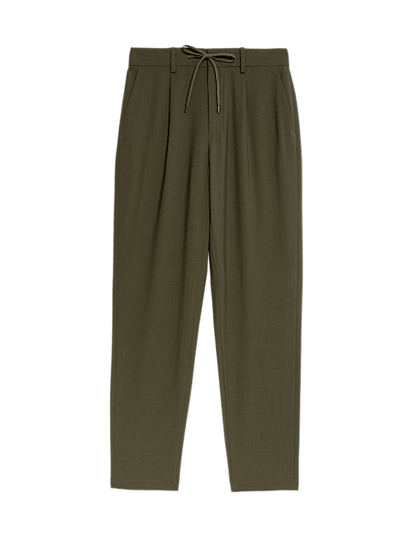 Wool Blend Performance Trousers