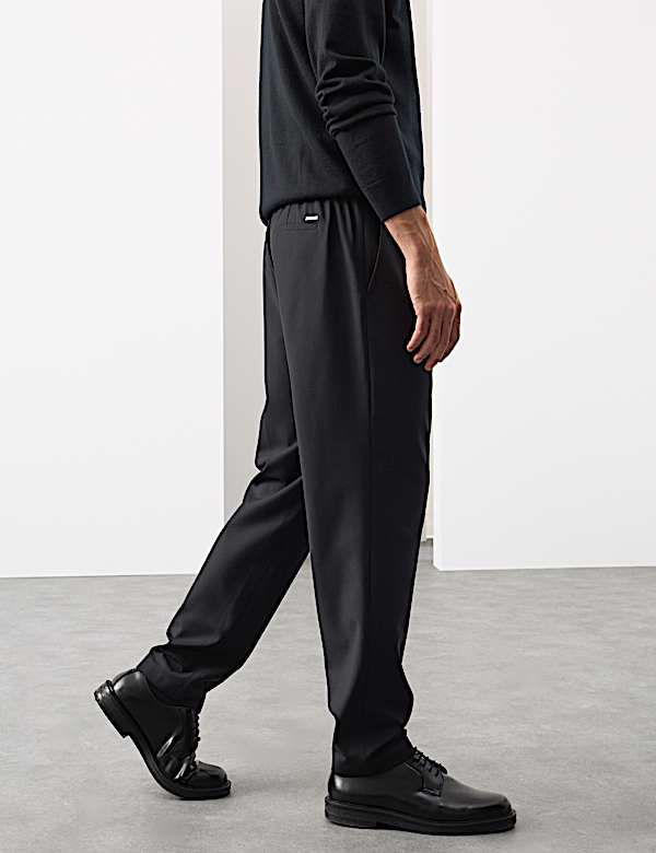 Wool Blend Performance Trousers