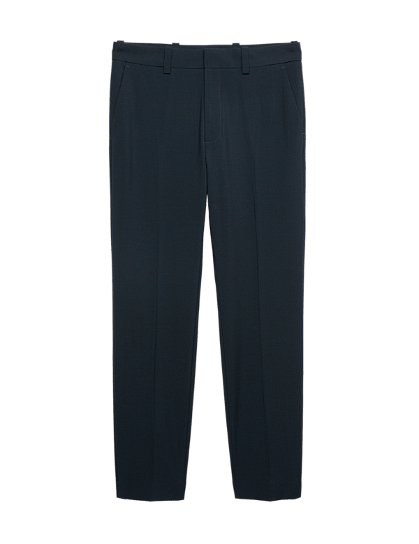 Slim Fit Wool Blend Performance Trousers