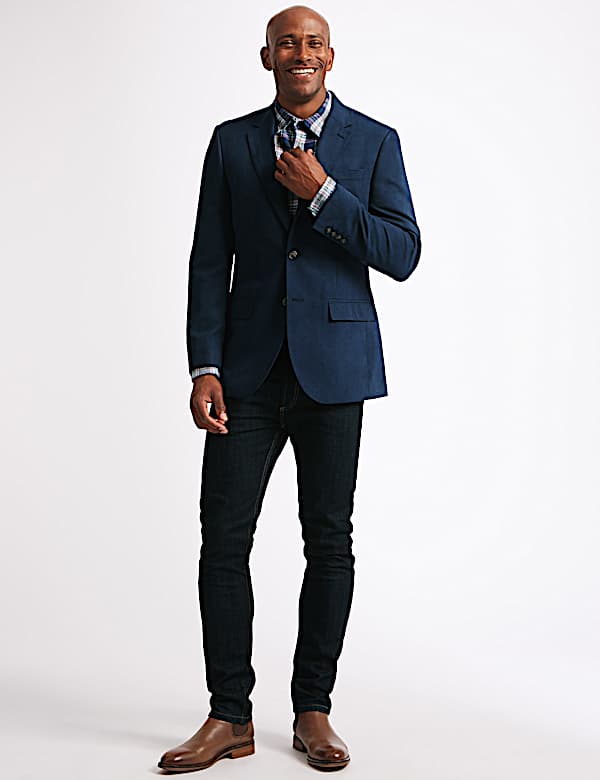 Regular Fit Textured Jacket