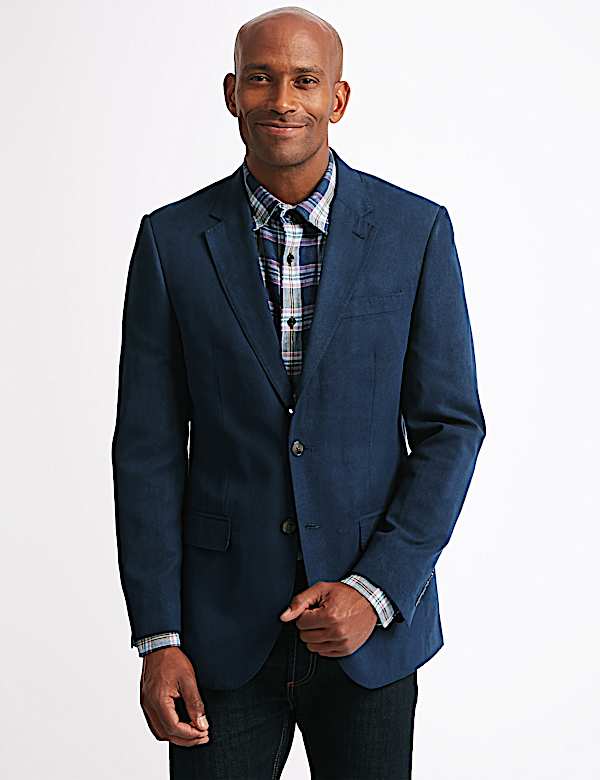 Regular Fit Textured Jacket