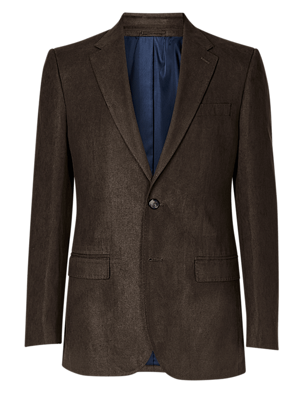 Regular Fit Textured Jacket