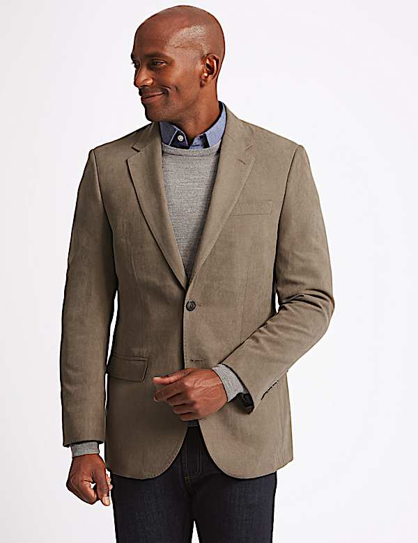 Regular Fit Textured Jacket