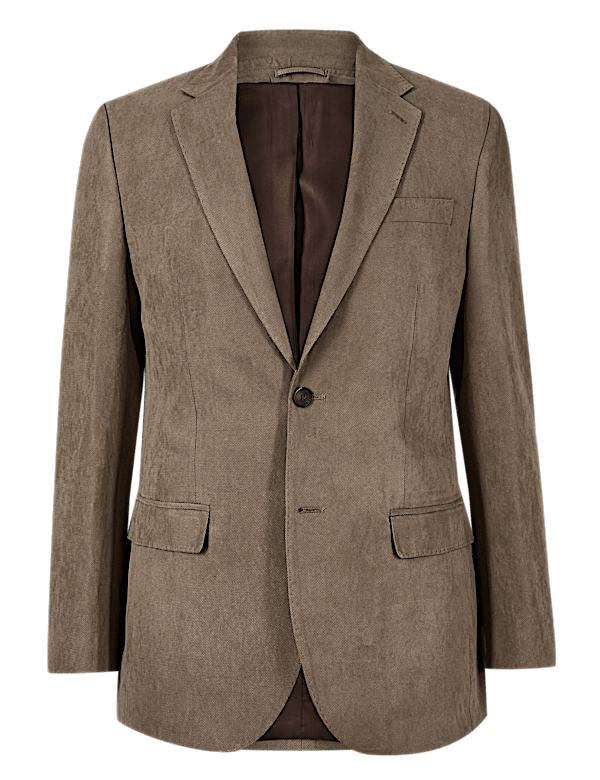 Regular Fit Textured Jacket