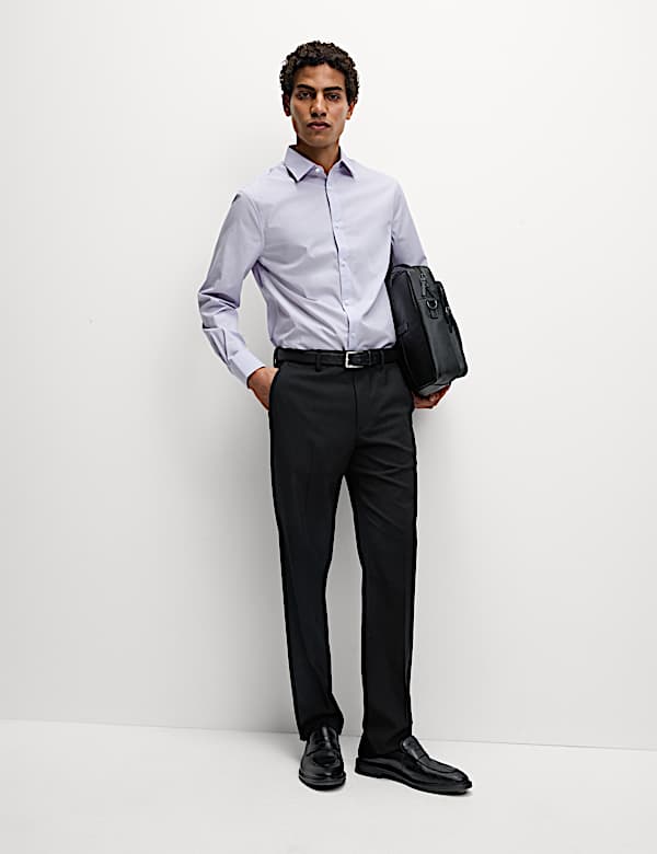 Regular Fit Stretch Trousers