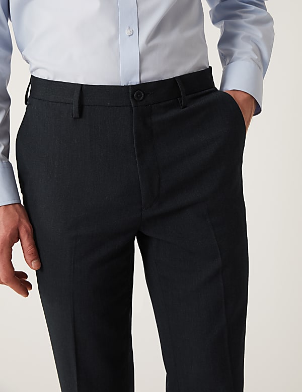 Pantal&oacute;n de corte sastre el&aacute;stico sin pinzas - US