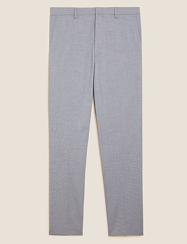 Slim Fit Flat Front Stretch Trousers