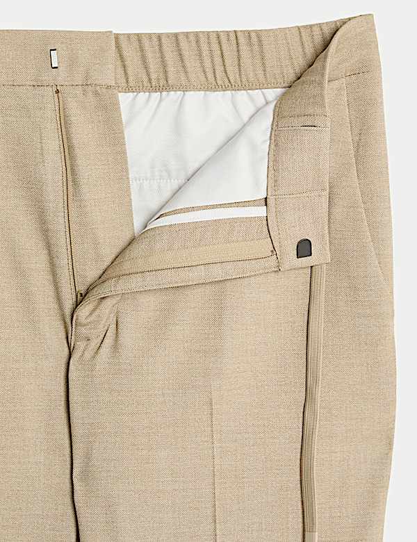 Regular Fit 360 Flex Elasticated Waist Trousers - JO