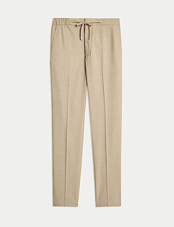 Regular Fit 360 Flex Elasticated Waist Trousers - JO