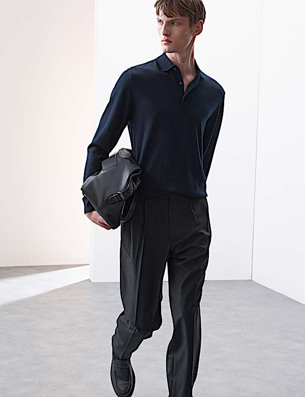 Tailored Fit 360 Flex Pleated Trousers - US