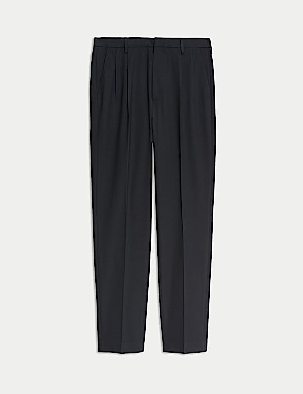 Tailored Fit 360 Flex Pleated Trousers