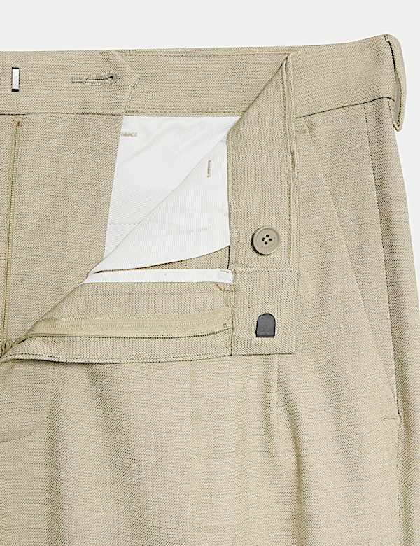 Tailored Fit 360 Flex Pleated Trousers
