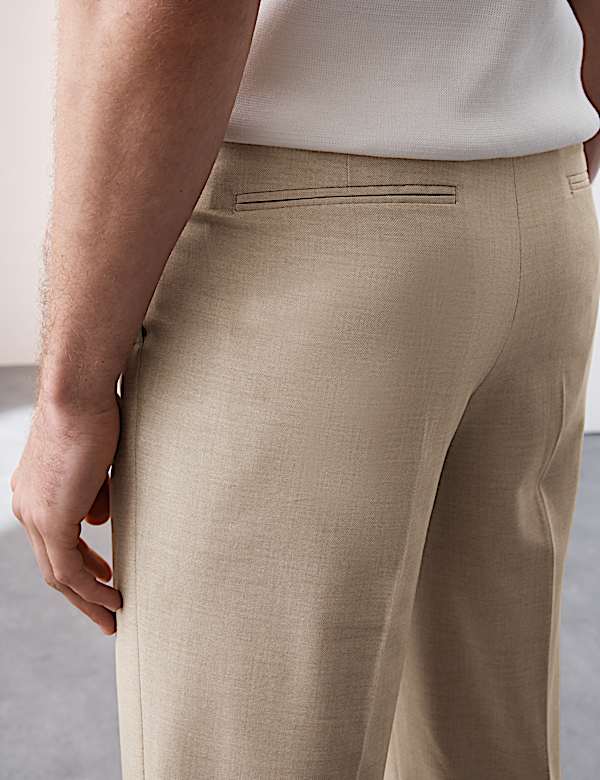 Tailored Fit 360 Flex Pleated Trousers