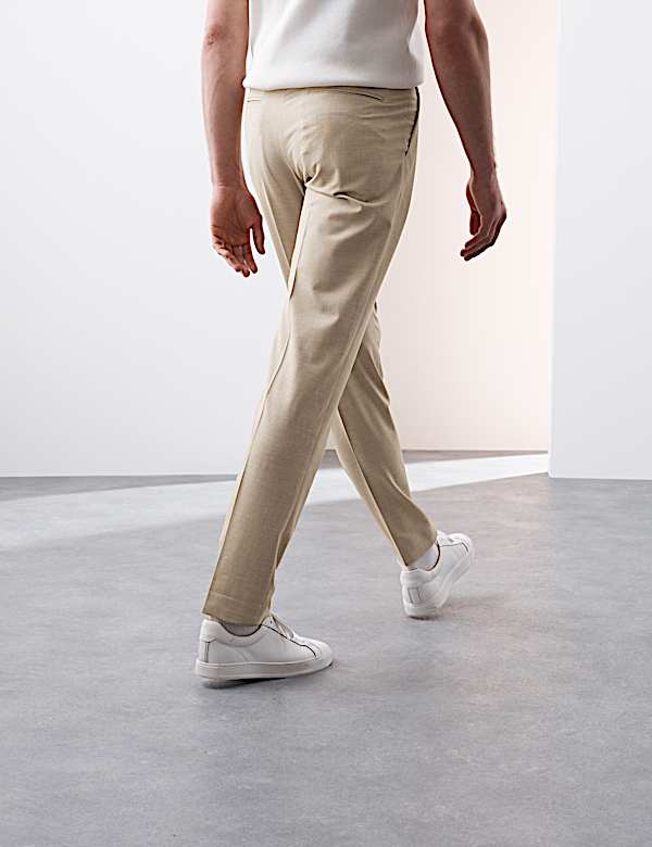 Tailored Fit 360 Flex Pleated Trousers