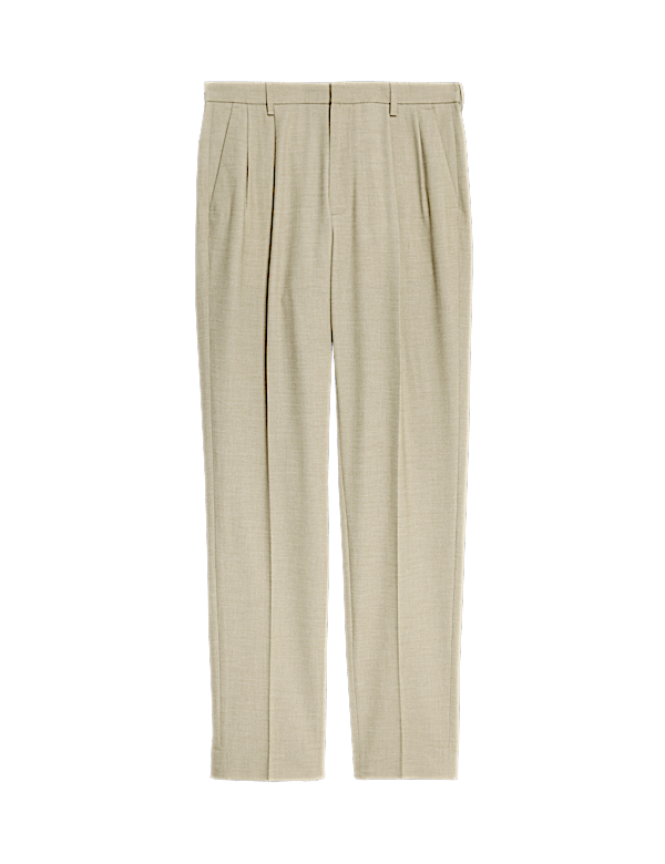 Tailored Fit 360 Flex Pleated Trousers