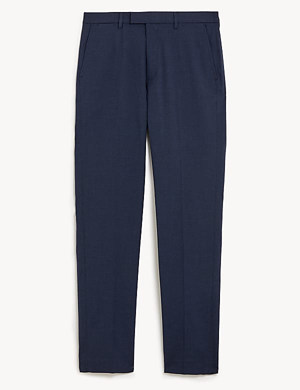 Textured Stretch Trousers