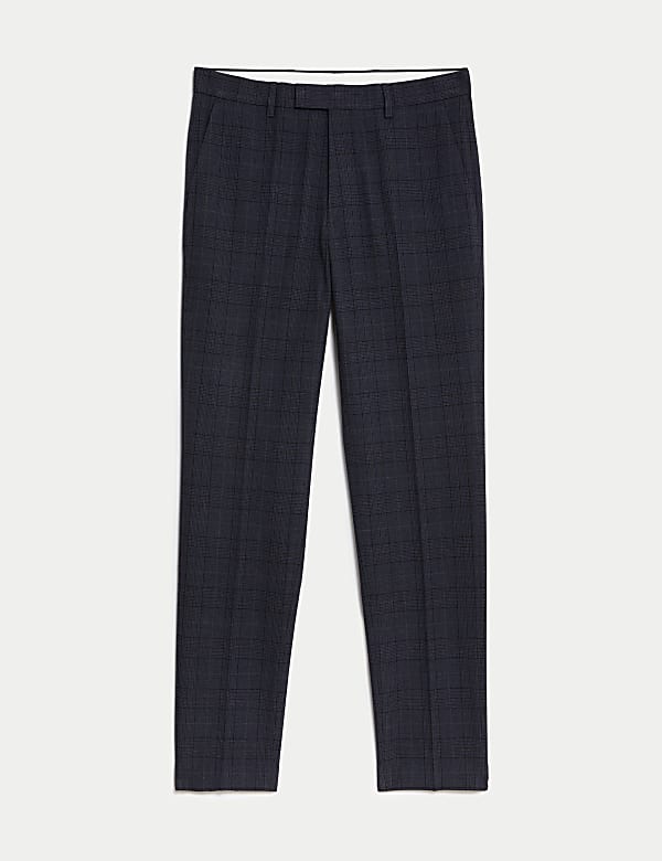Check Stretch Trousers