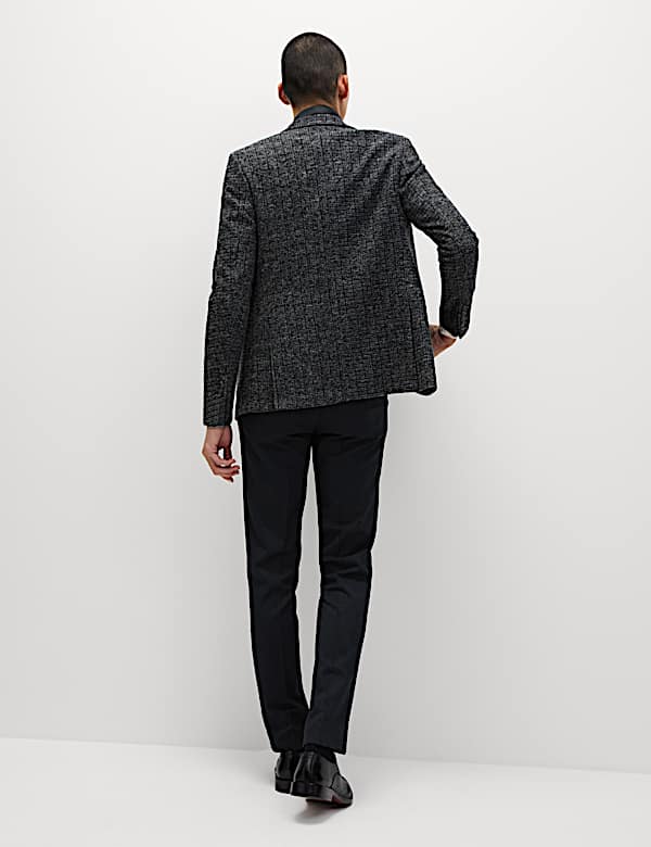 Tailored Fit Wool Blend Blazer with Gilet