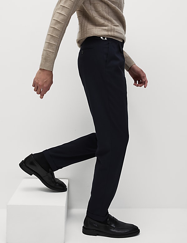 Tailored Fit Warm Handle Twill Trousers