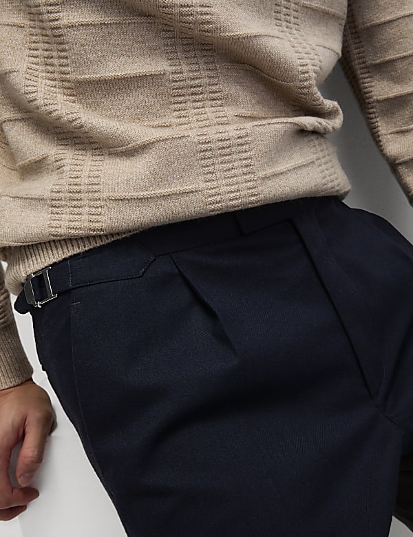 Tailored Fit Warm Handle Twill Trousers