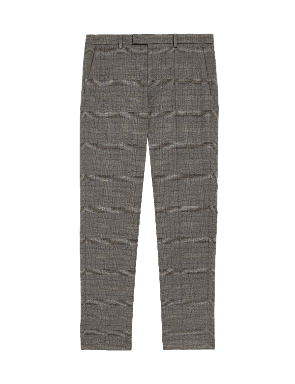 Tailored Fit Check Active Waist Trousers