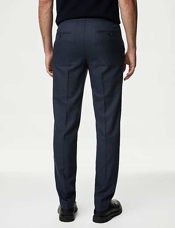 Tailored Fit Half-Elasticated Waist Trousers