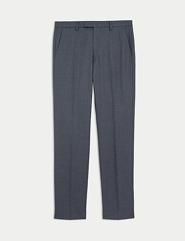 Tailored Fit Check Trousers - NZ