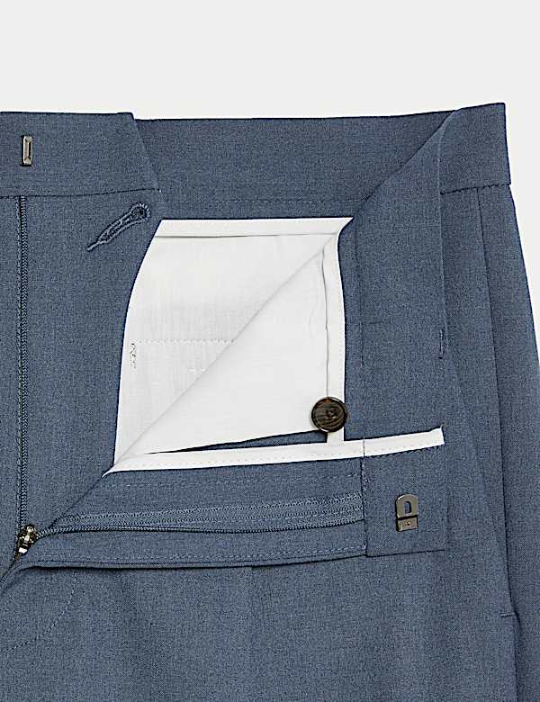Tailored Fit Single Pleat Smart Trousers