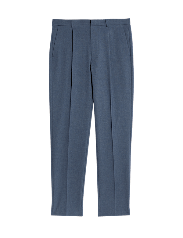 Tailored Fit Single Pleat Smart Trousers