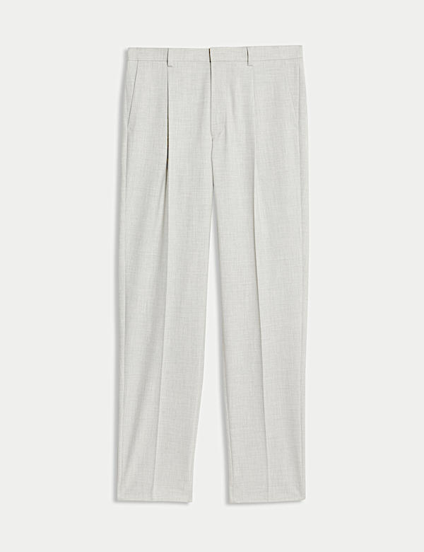 Pantalón elegante de corte sastre con pliegue único - US
