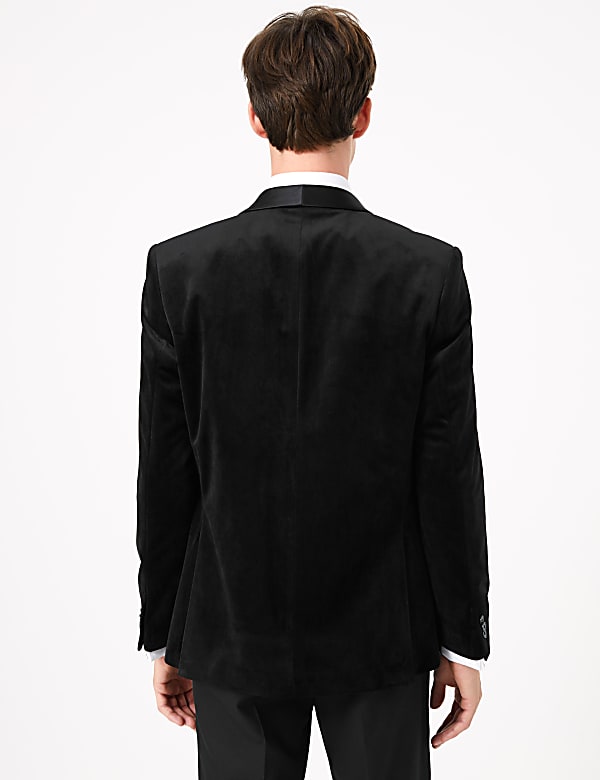 Tailored Fit Velvet Jacket