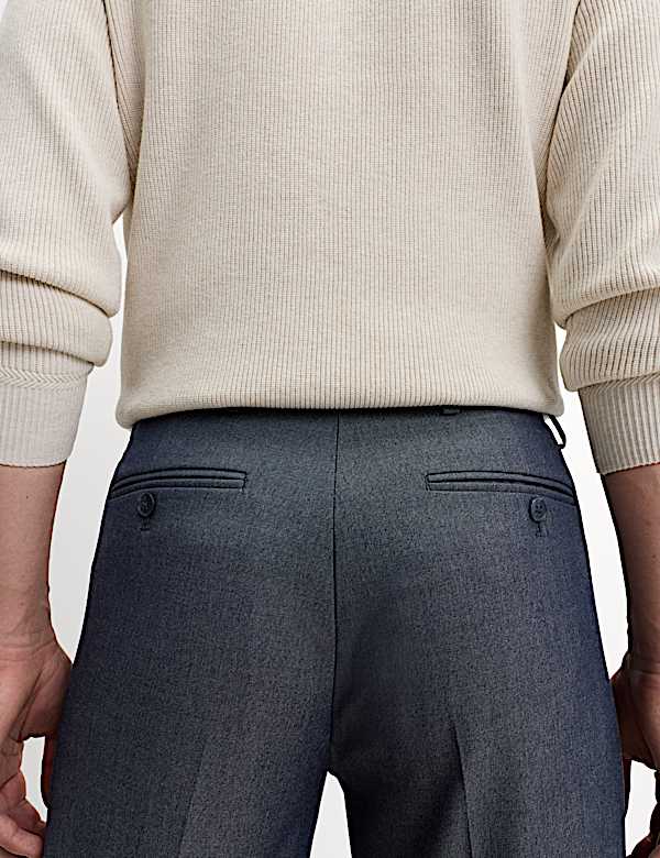 Tailored Fit Single Pleat Trousers