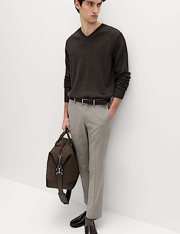 Tailored Fit Trousers - US