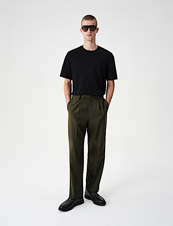 Tailored Regular Fit Stretch Trousers - MX