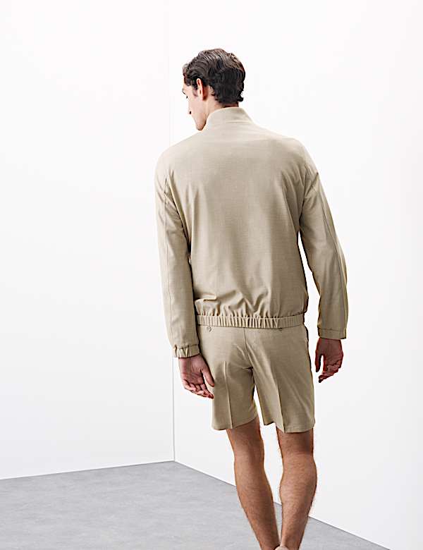 Funnel Neck 360 Flex Bomber Jacket - MV