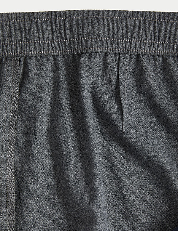 Single Pleat Brushed Stretch Trousers