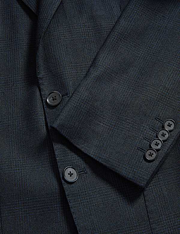 Linen Blend Check Blazer - IL