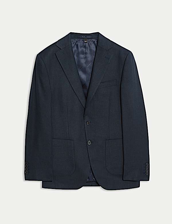 Linen Blend Check Blazer - IL