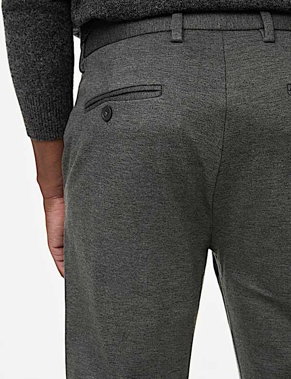 Slim Fit Stretch Ponte Chinos