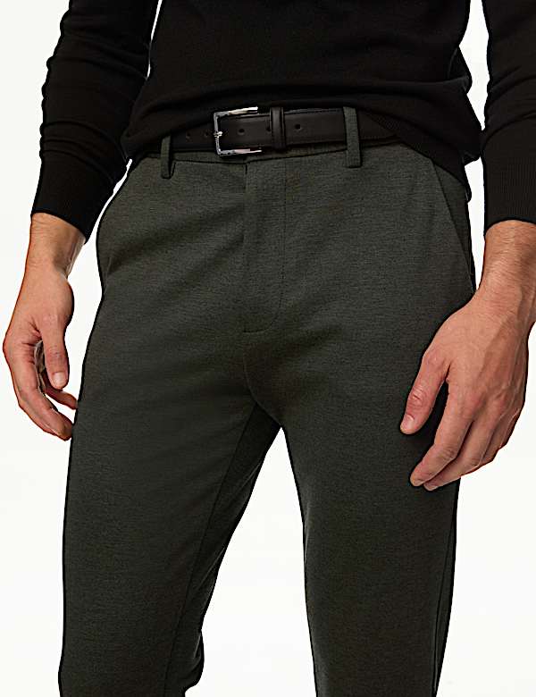 Slim Fit Stretch Ponte Chinos