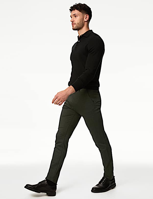 Slim Fit Stretch Ponte Chinos