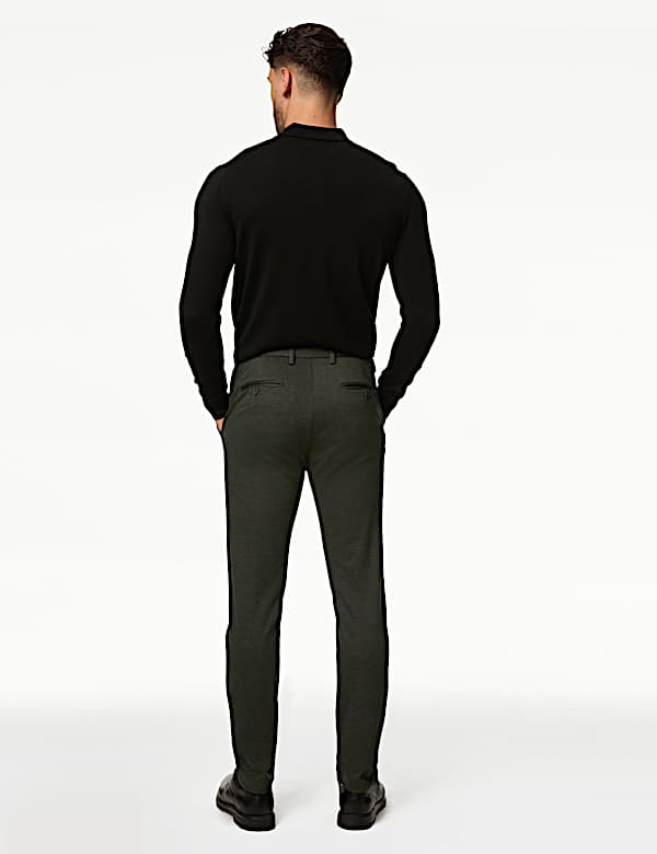 Slim Fit Stretch Ponte Chinos